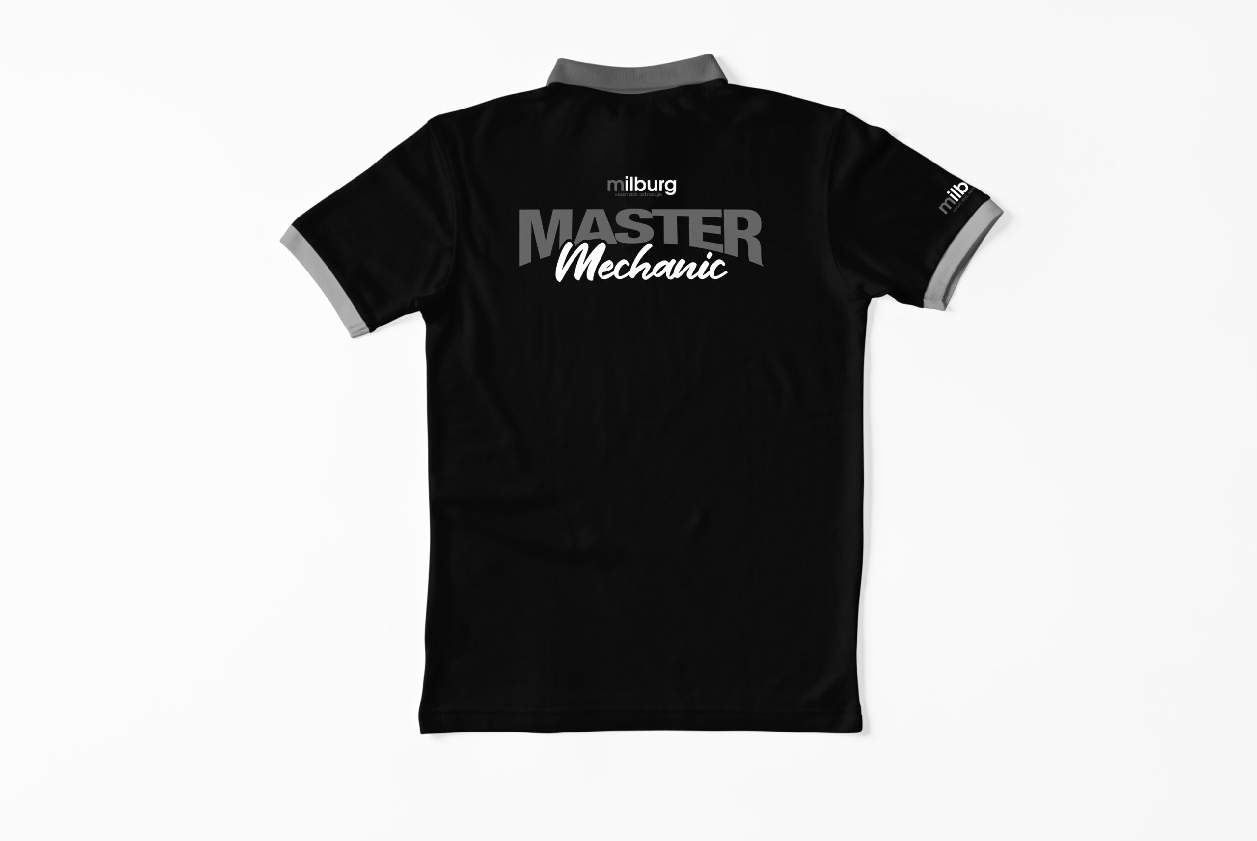 MILBURG T-SHIRT SIYAH ARKA